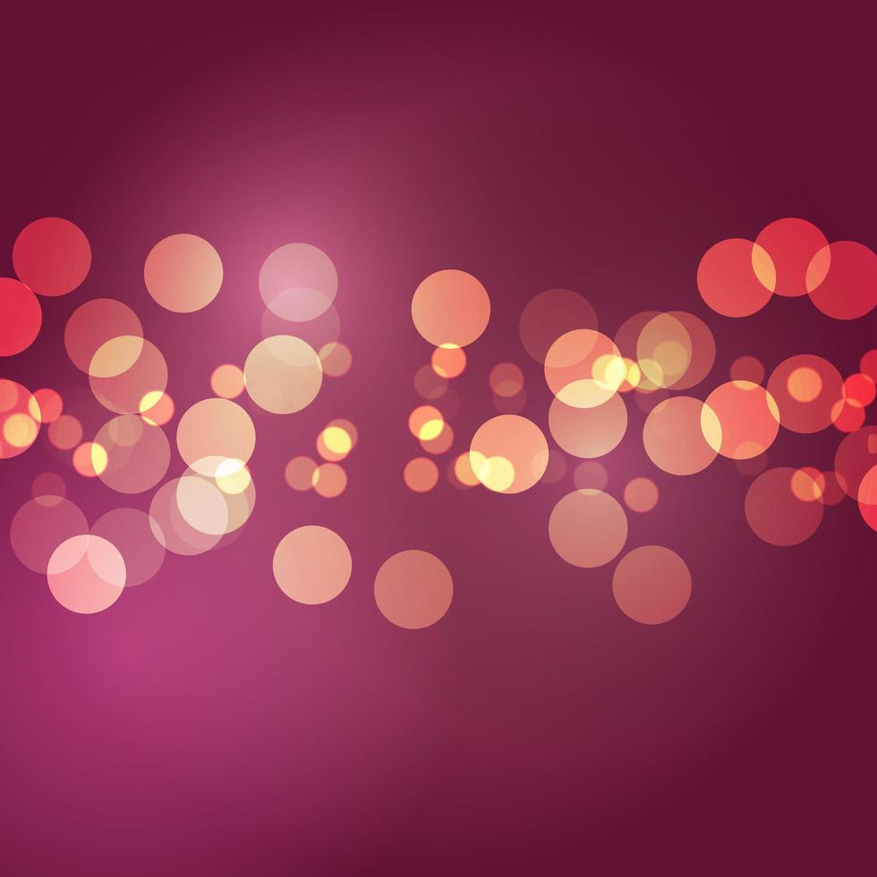 luces bokeh abstractas vector