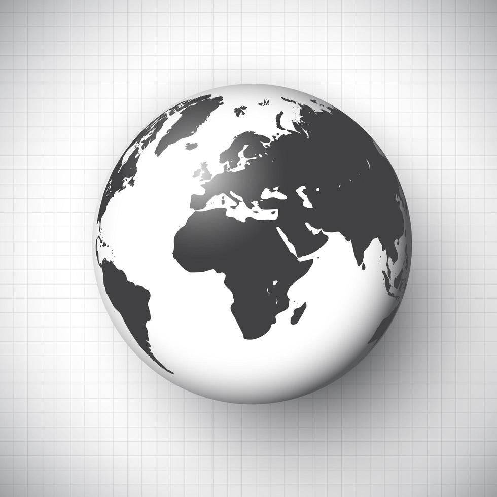 World globe background vector