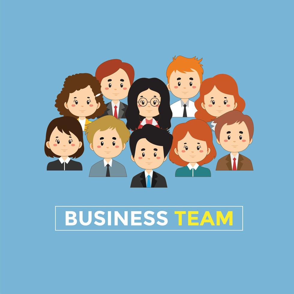 Business People Avatars Set vector