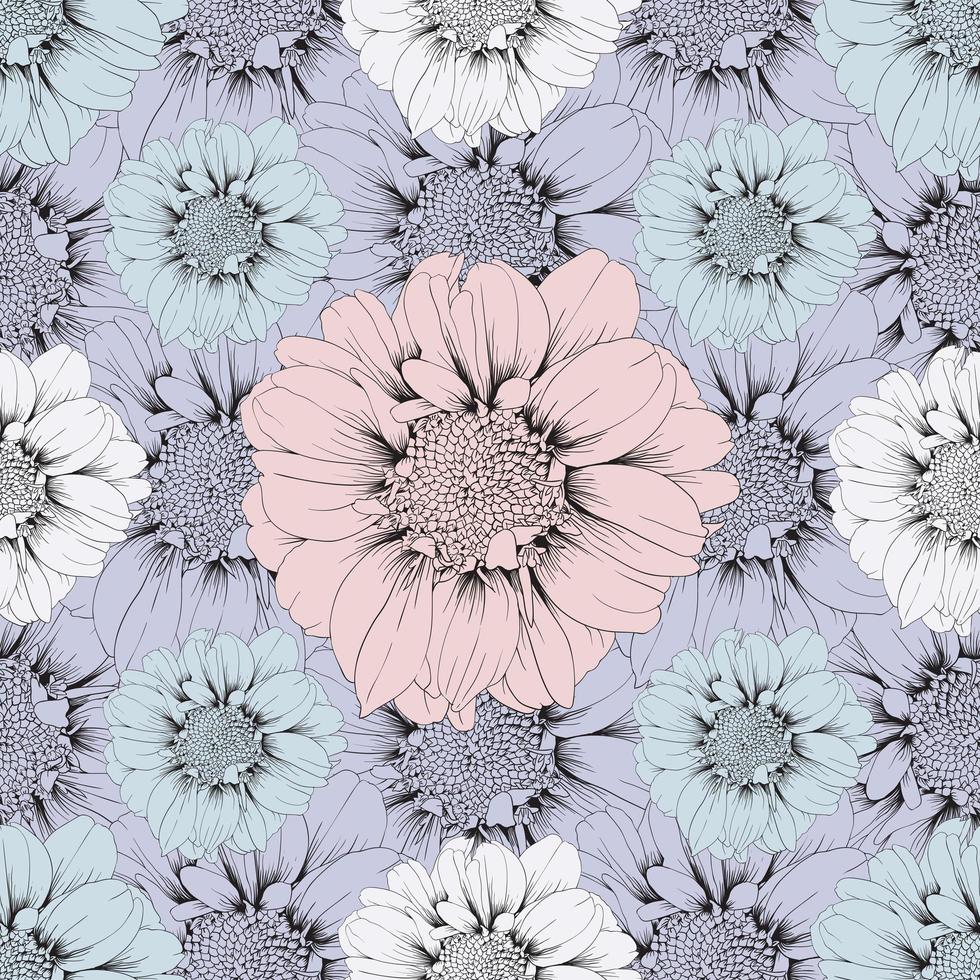 Download Pastel Zinnia flowers - Download Free Vectors, Clipart ...