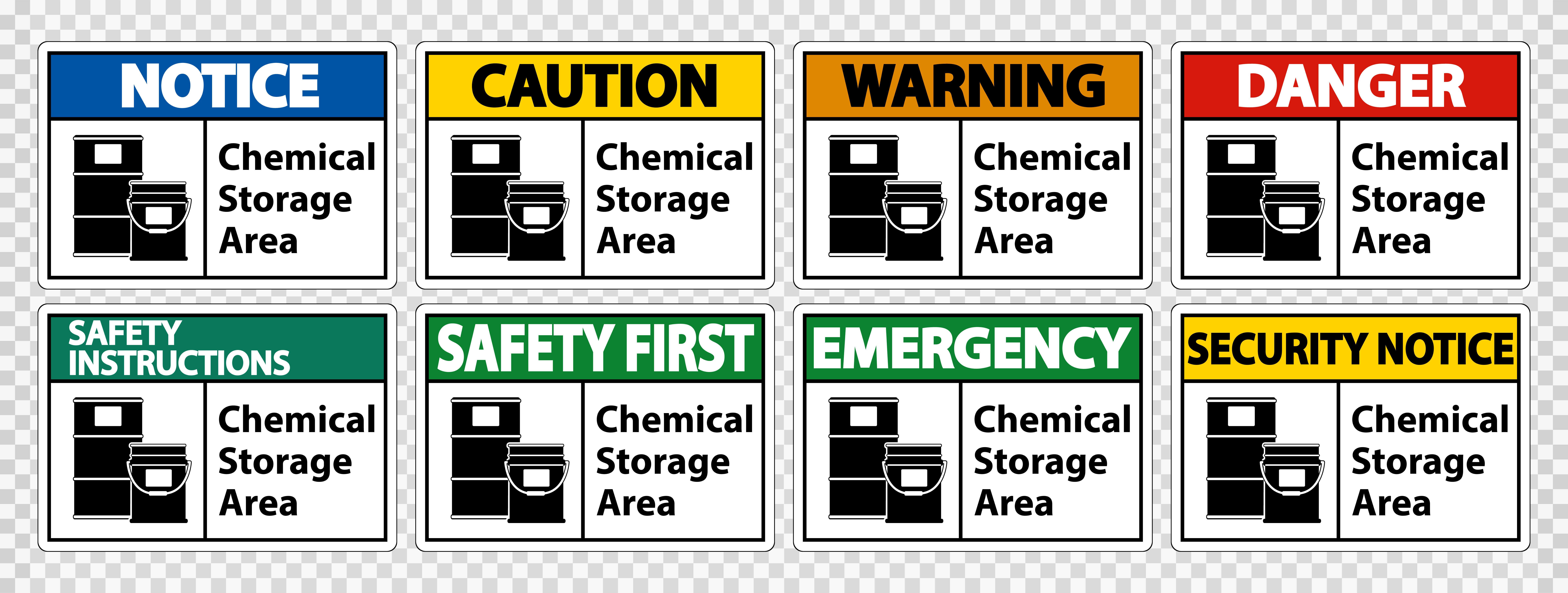 Chemical Storage Symbol Sign - Download Free Vectors ...