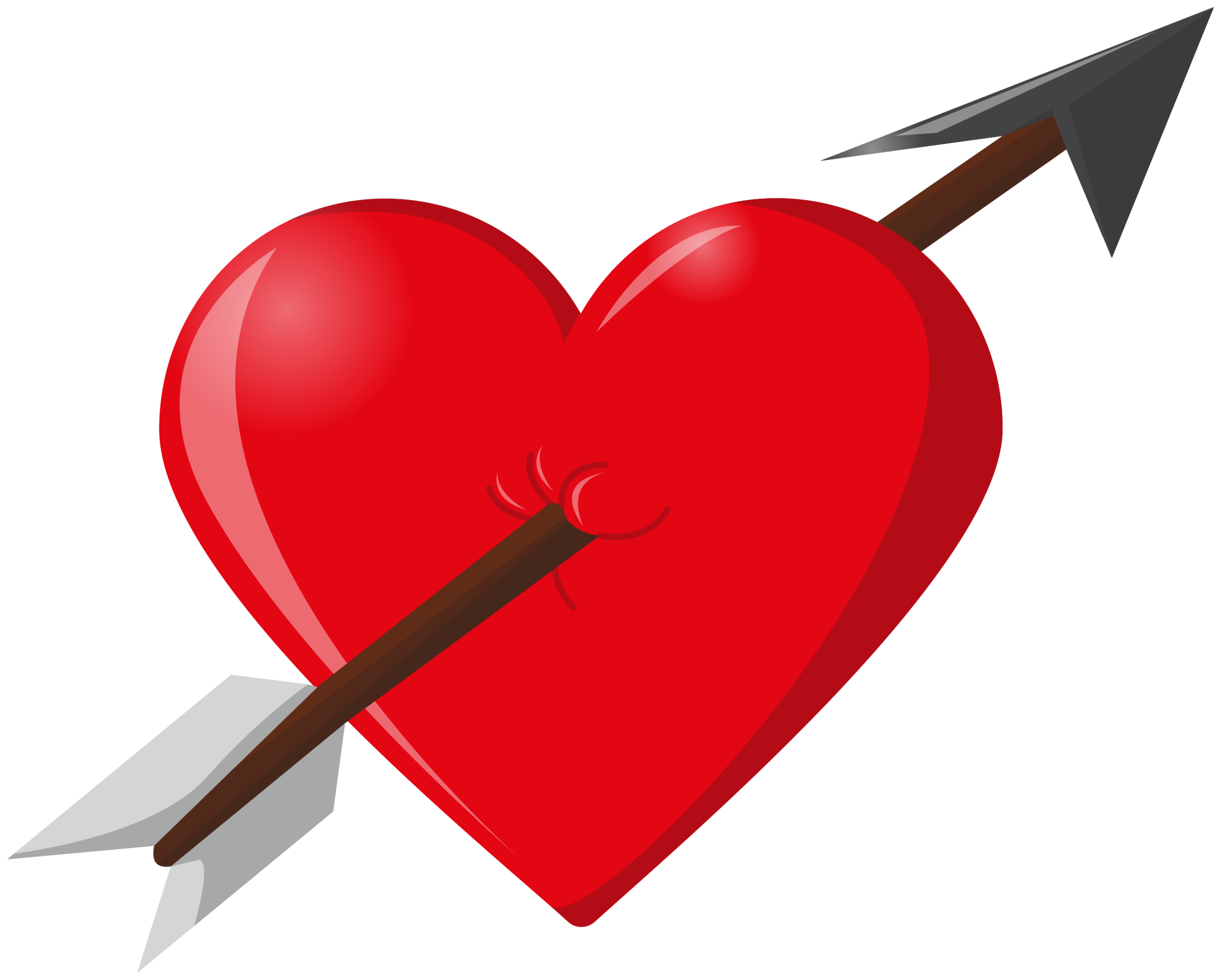Free heart arrow 1186862 PNG with Transparent Background