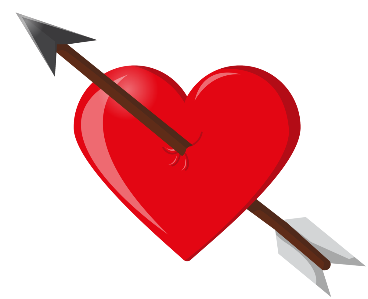 flecha del corazón png