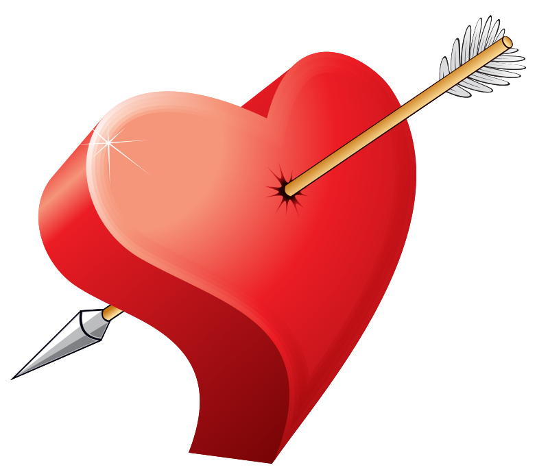 Free Heart arrow 1186908 PNG with Transparent Background