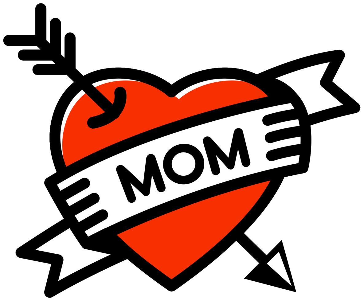 Herz Mutter Tattoo png