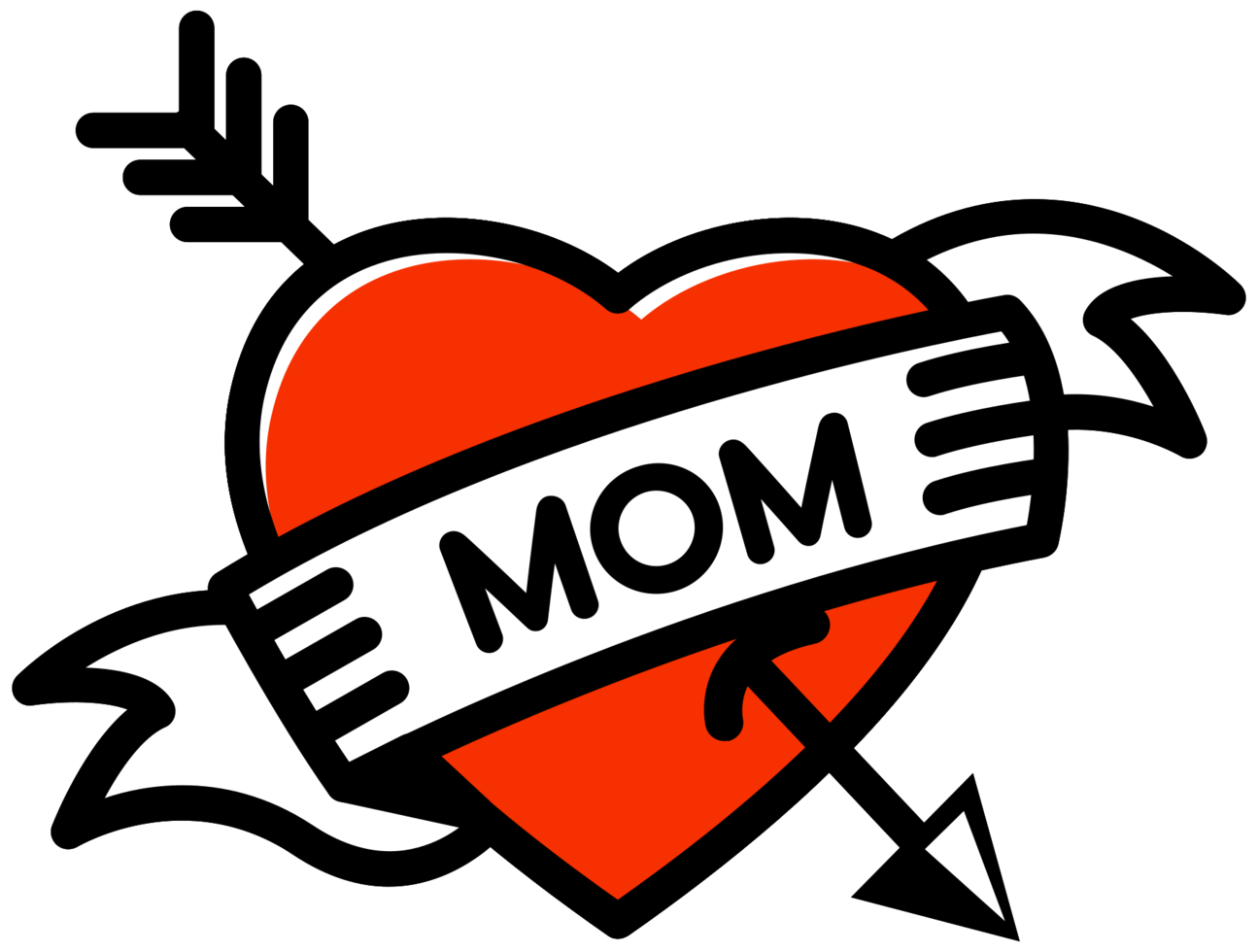 Mom Heart Tattoo Vector Art Icons and Graphics for Free Download