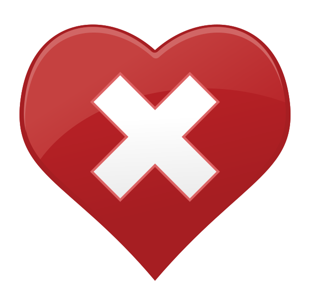 Heart icon cross png