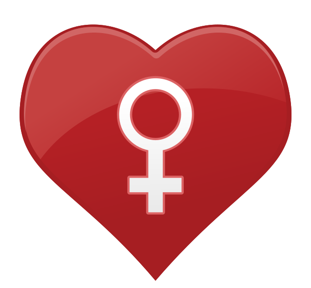 hart pictogram vrouwen png