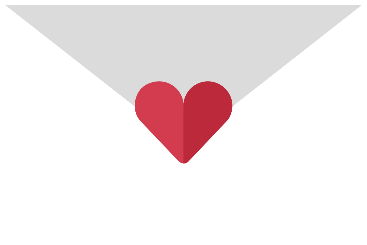 Heart letter png