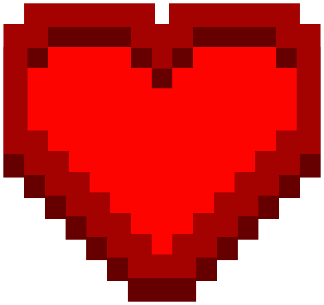 Heart Pixelate png