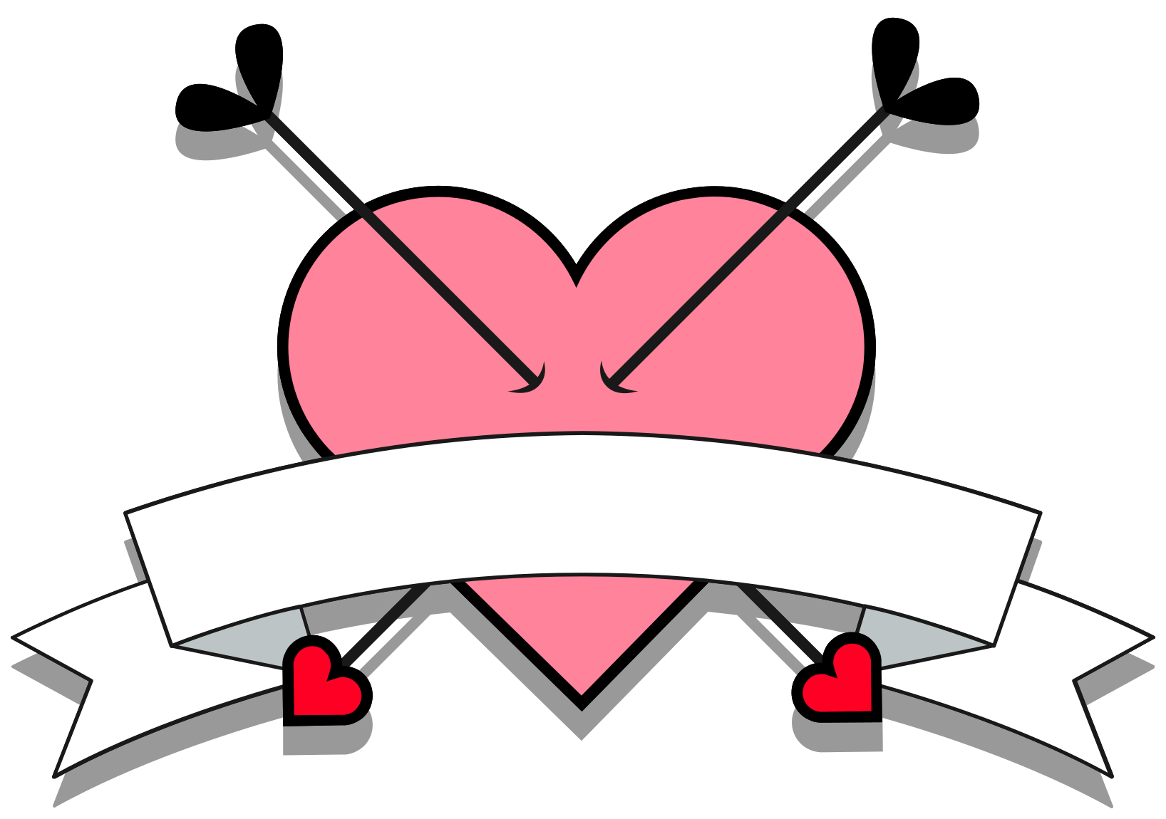 bandera del corazon png