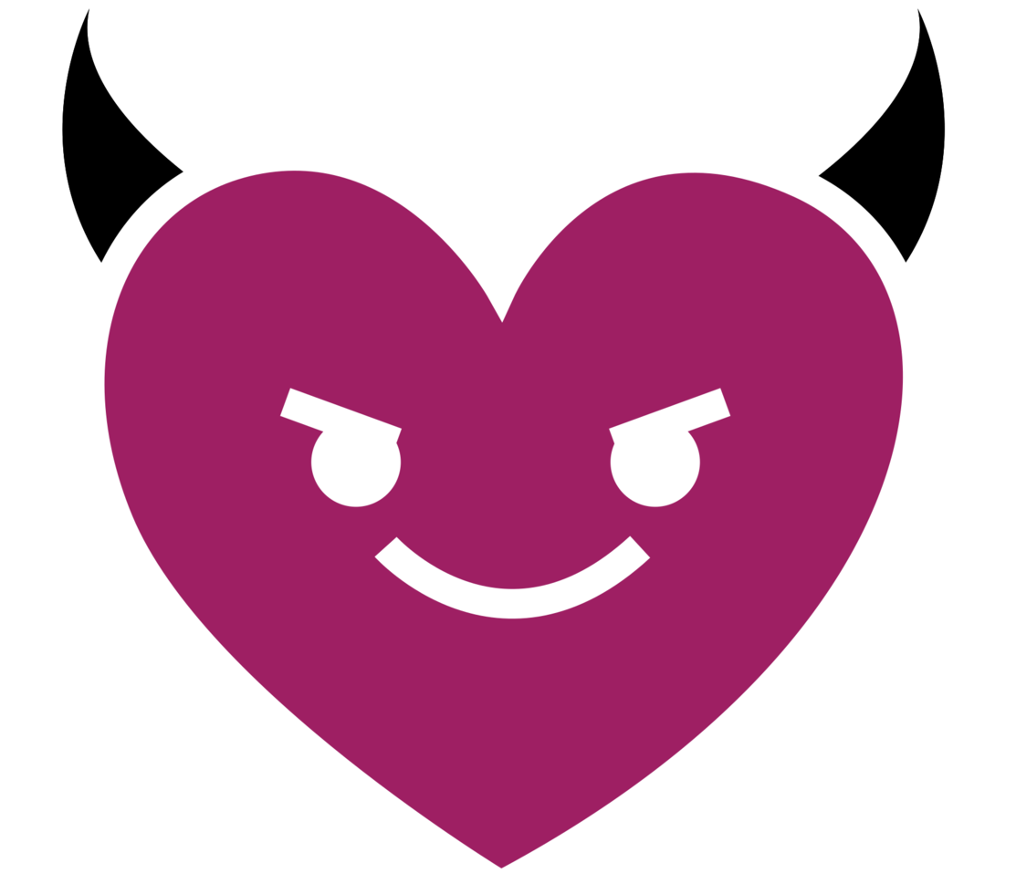 Herz Emoji böse png