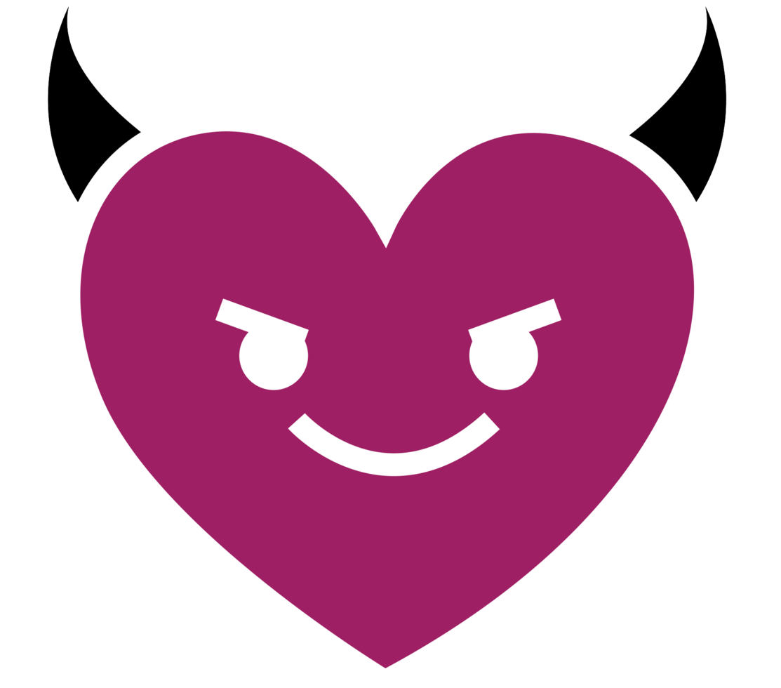 hart emoji kwaad png