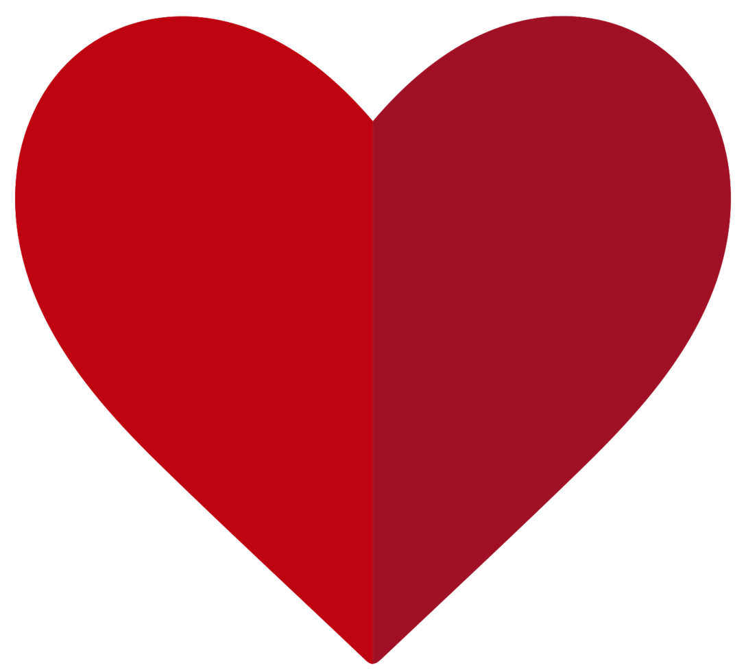 logotipo abstrato do coração png