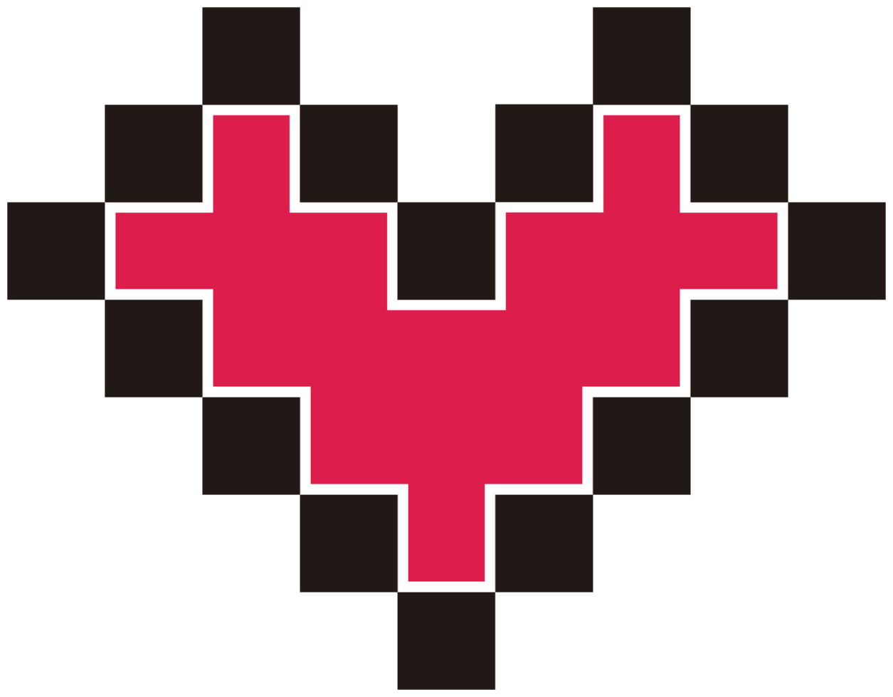 cuore pixelato png