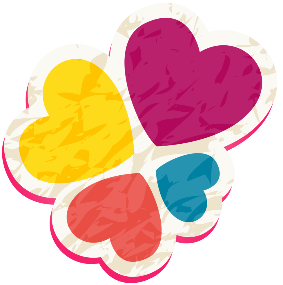 Heart composition png