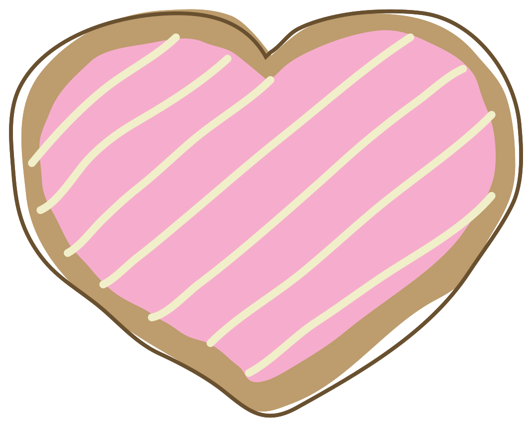 galleta del corazón png