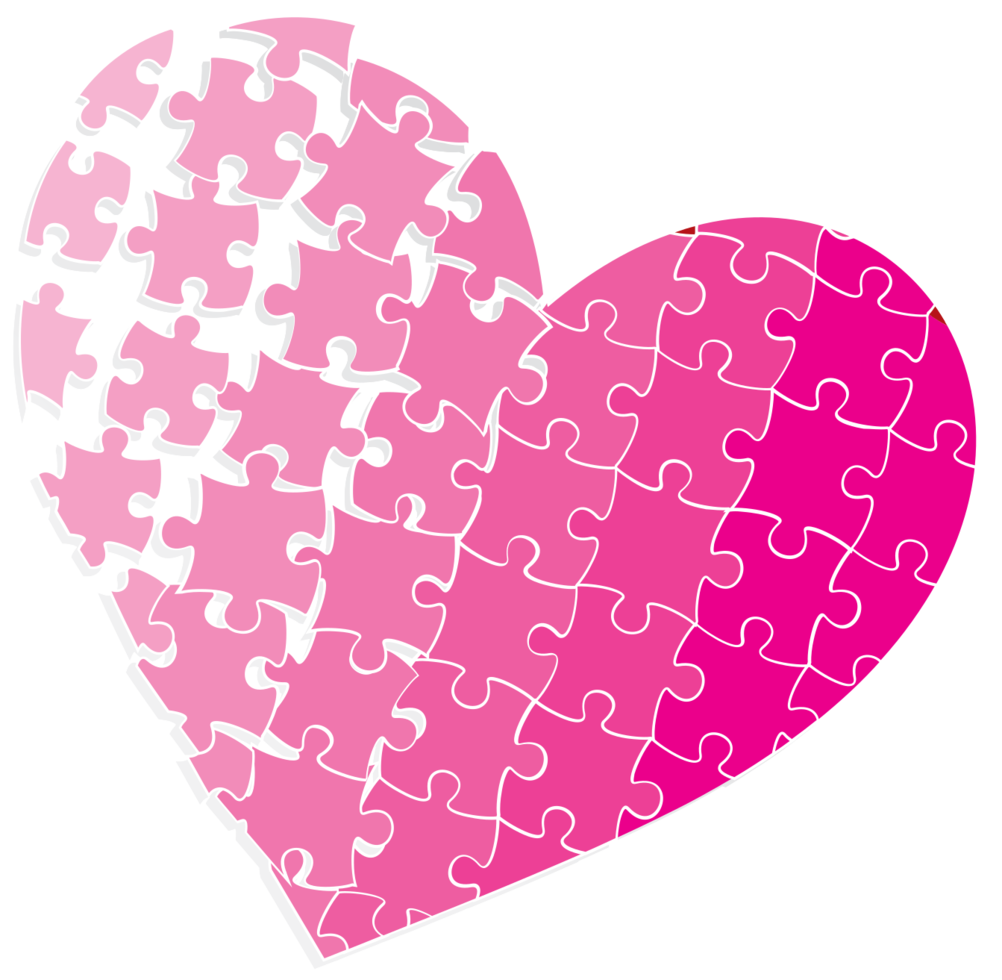 Free rompecabezas del corazón 1187694 PNG with Transparent Background
