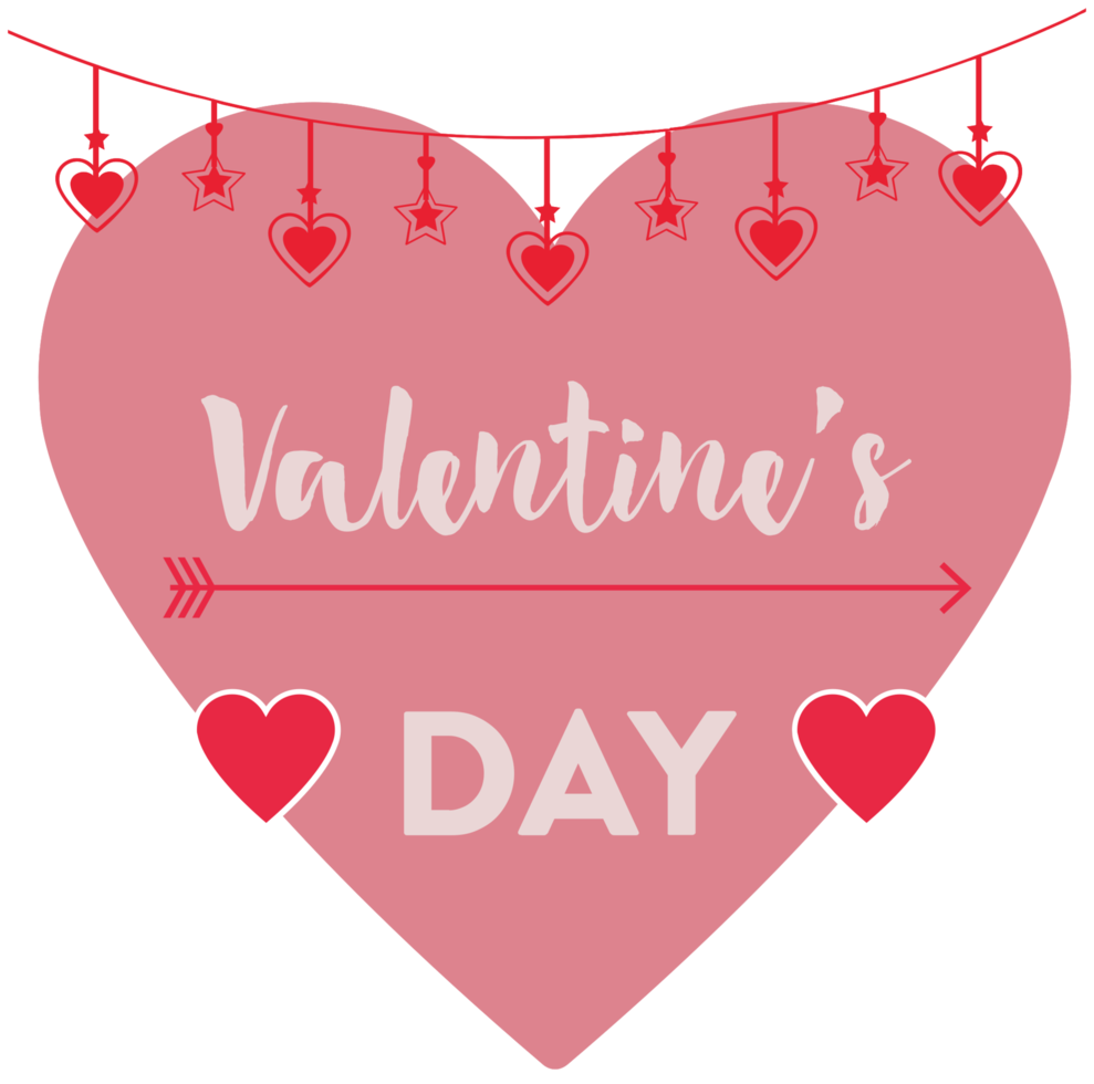 Heart valentine's day png