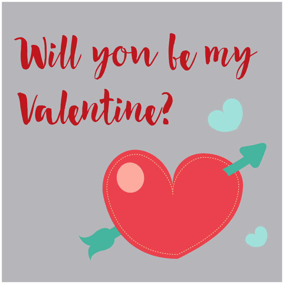 tarjeta de San Valentín del corazón png