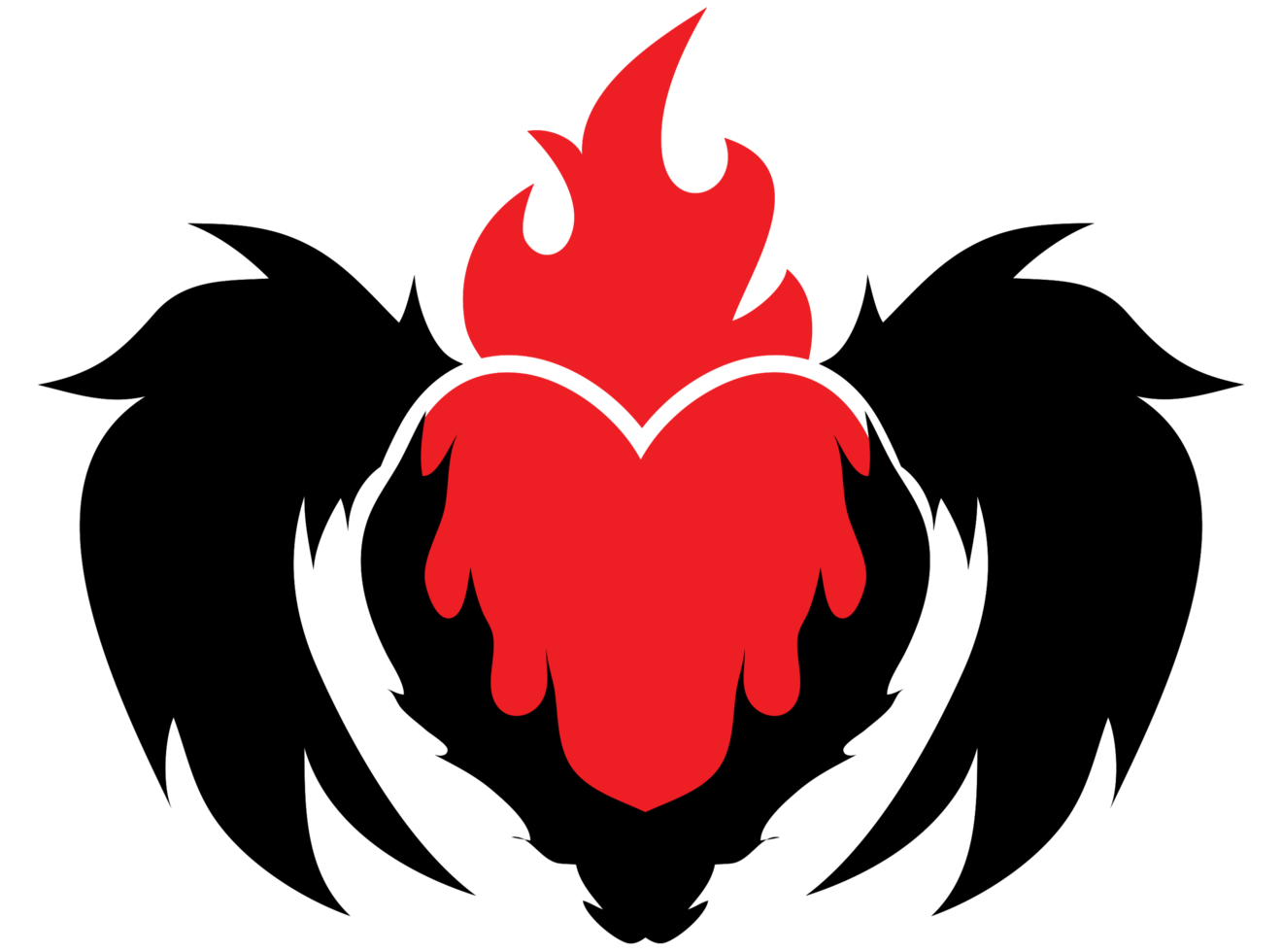 Sacred heart wing png