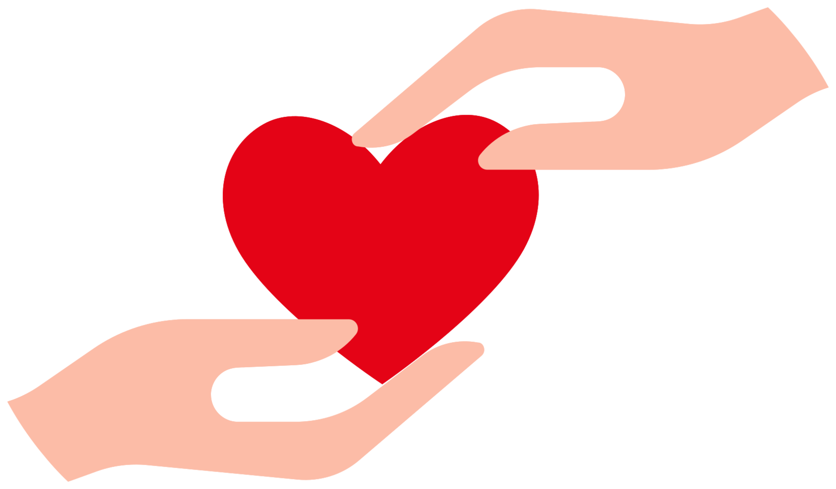 Heart helping hand png