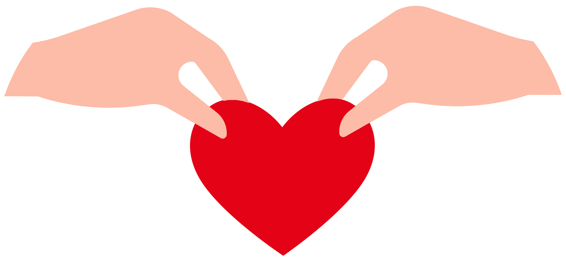 coeur coup de main png