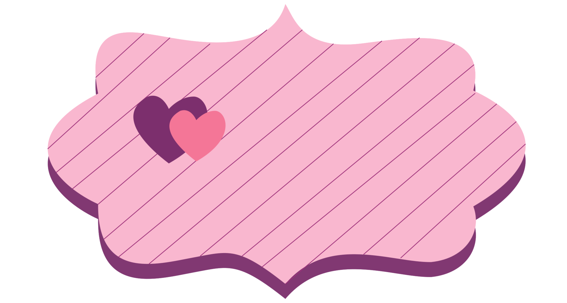 Love label png