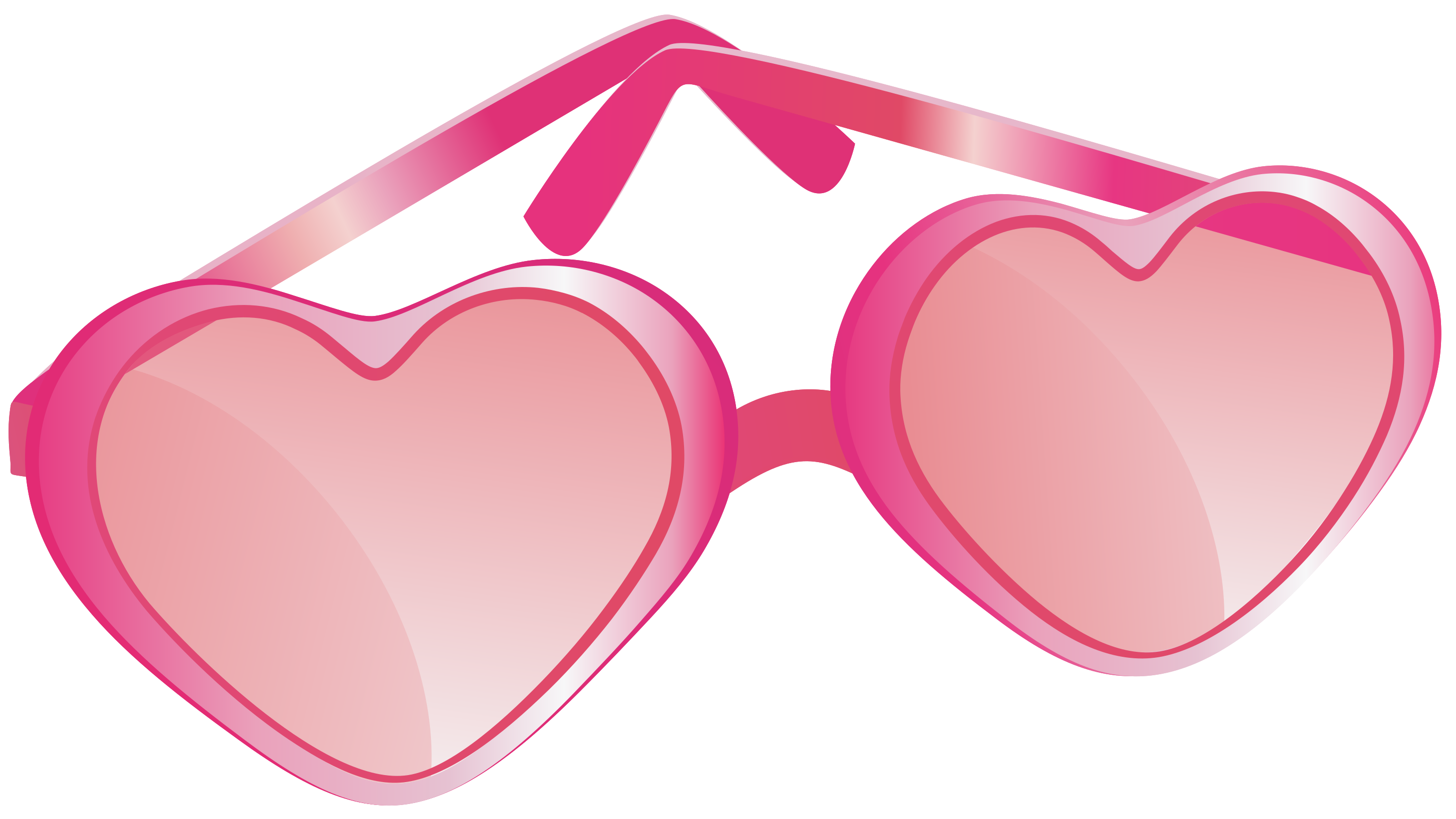 Gafas Corazón Rosa