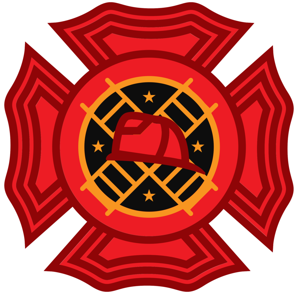 cruz del departamento de bomberos de Malta png