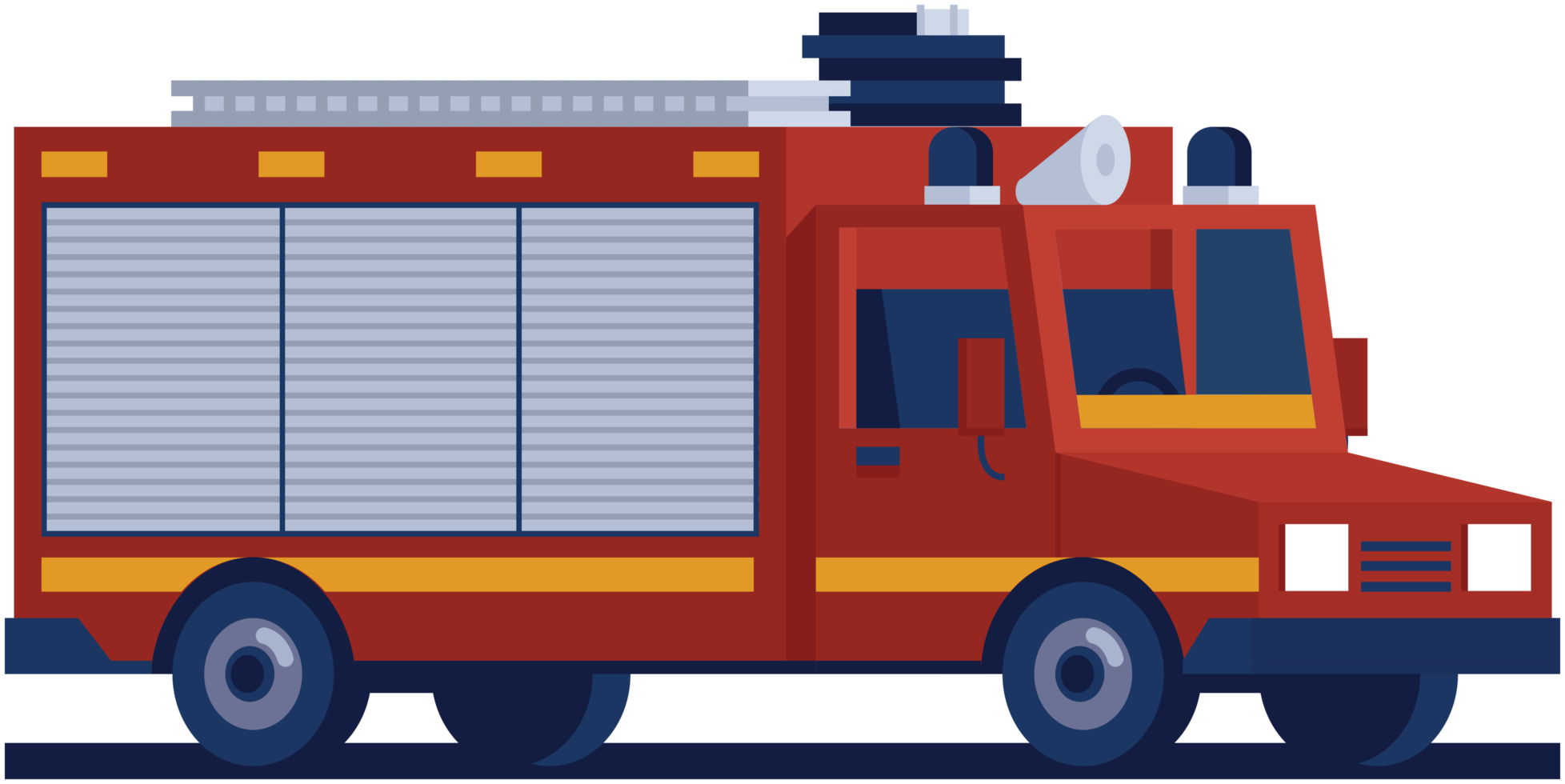 camión de bomberos png