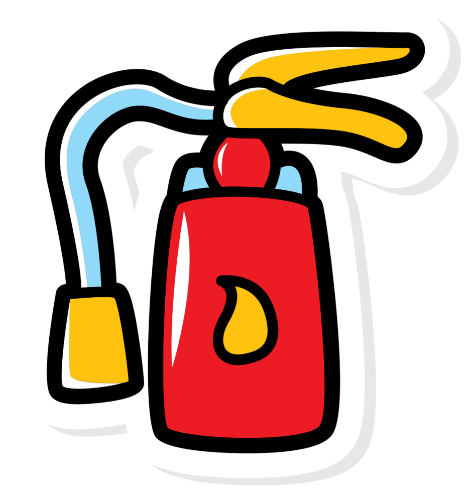 Fireman extinguisher png