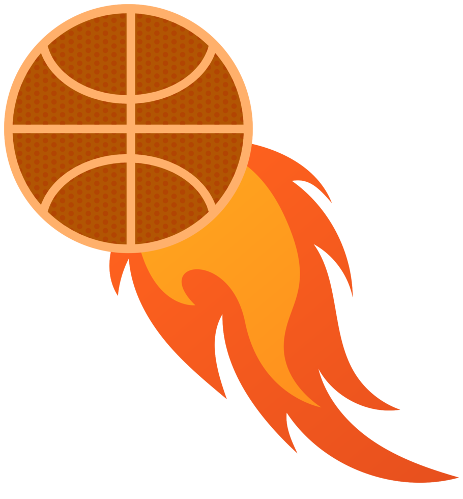 basquete em chamas png