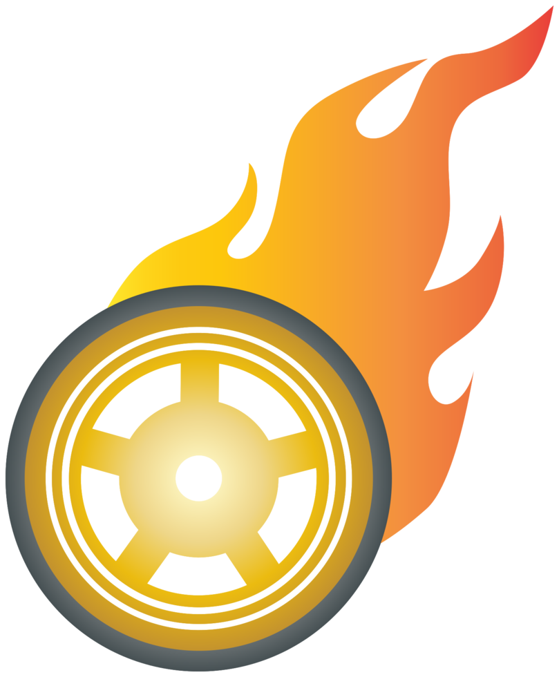 rueda de quemadura png