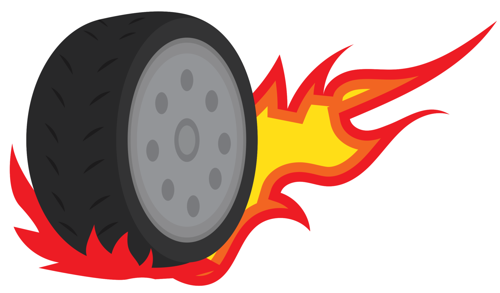 Burn out tire png