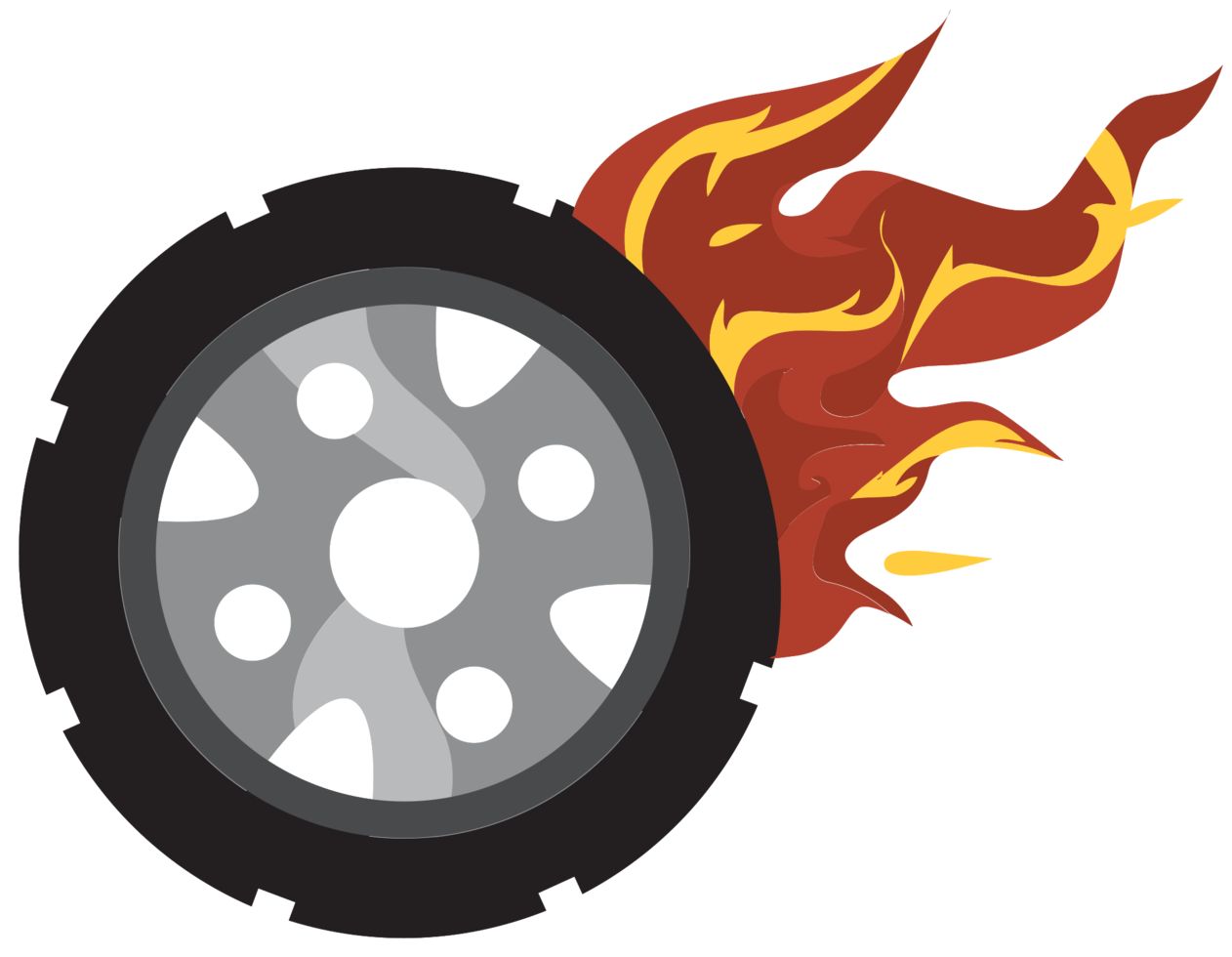 Burn out wheel 1188842 PNG