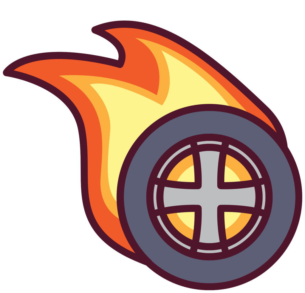 Burnout wheel png