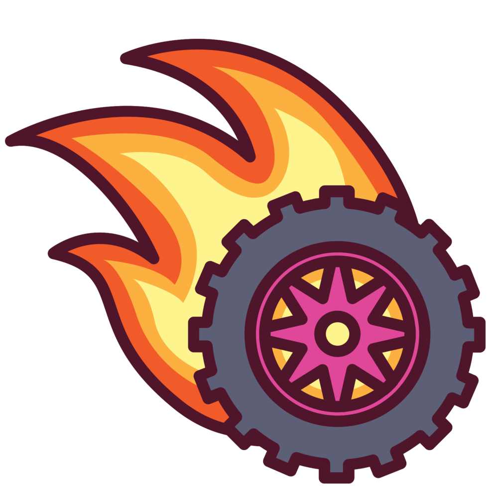 Burnout wheel png