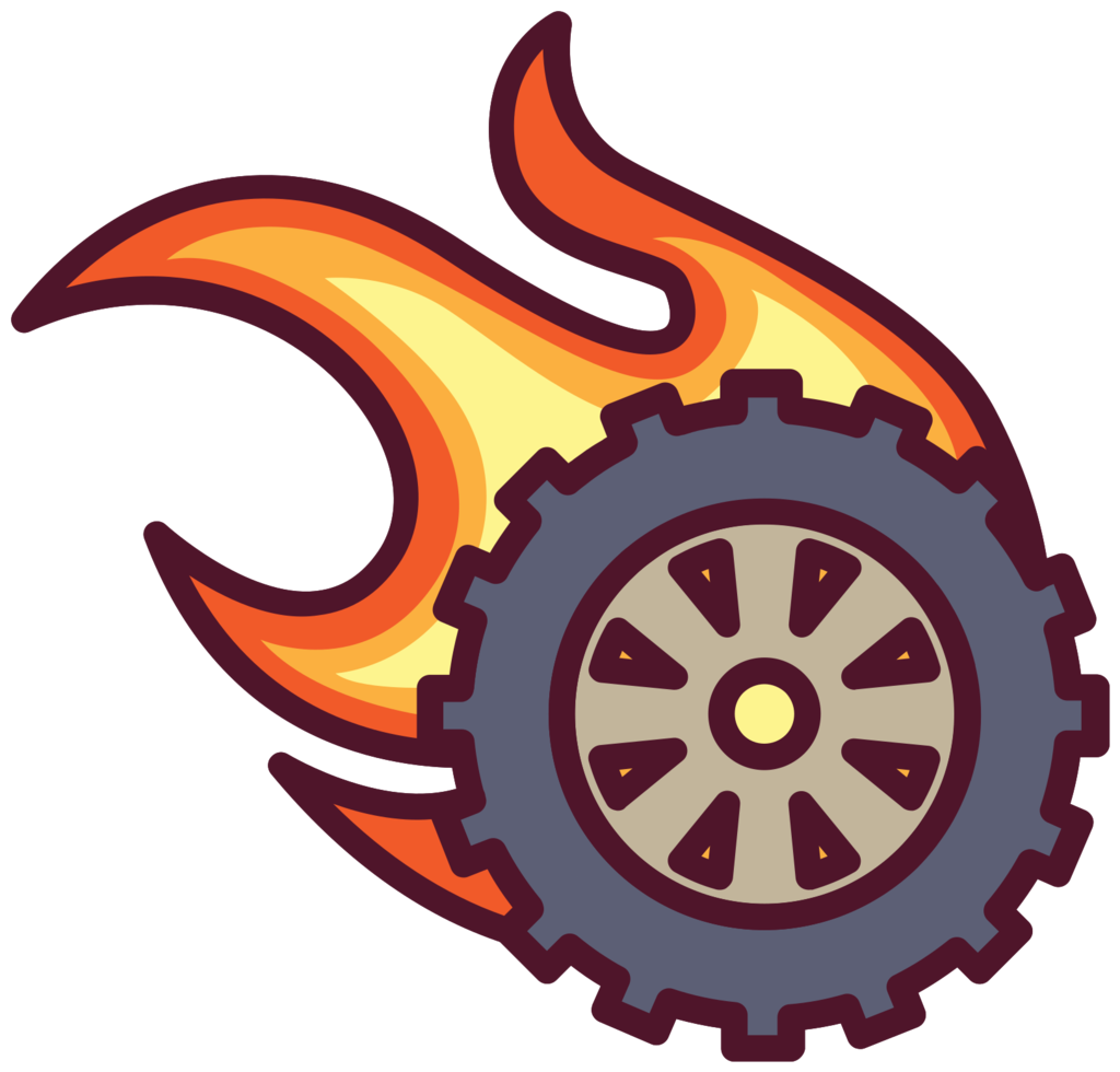 Burnout wheel png