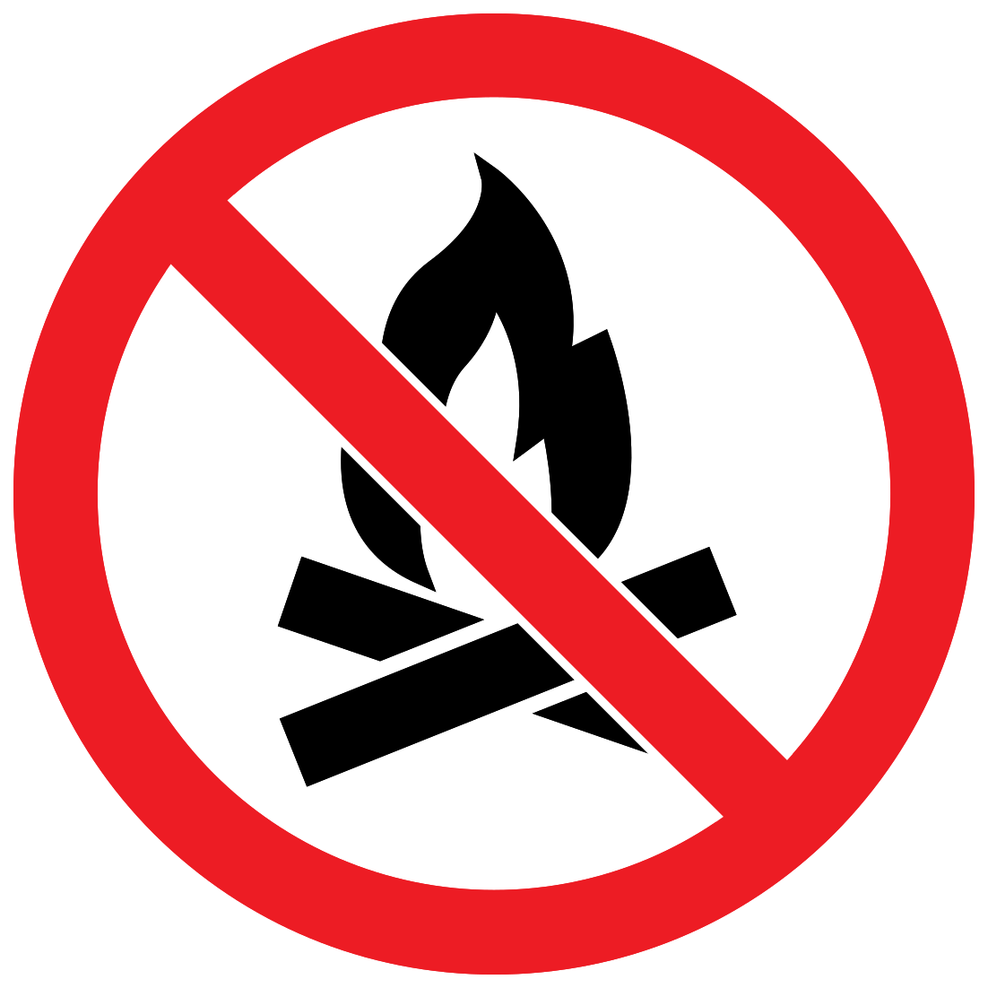 Free Prohibited Sign No Fire Camp 1188956 Png With Tr vrogue.co