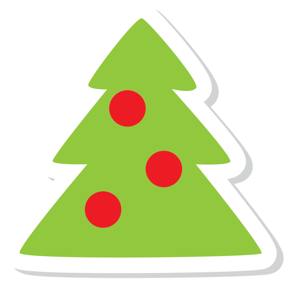 árbol de navidad decoración png