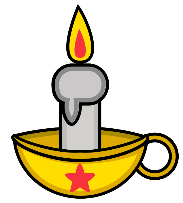 vela de decoración de navidad png