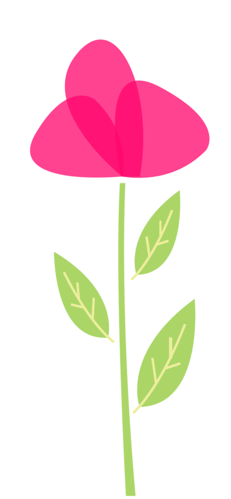 bloem eenvoudig png