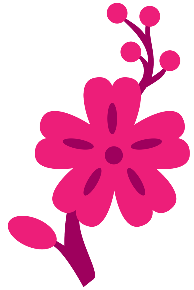 schattige bloem png