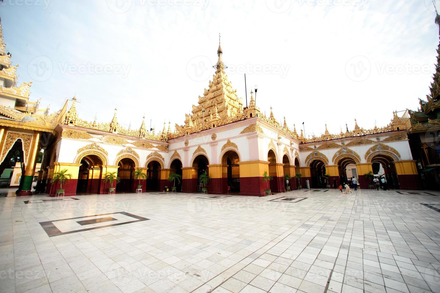 Maha Muni Pagoda in Mandalay city,Myanmar. photo