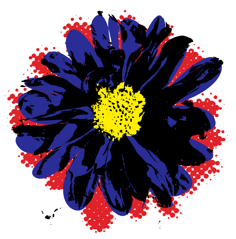 fleur grunge graffiti png