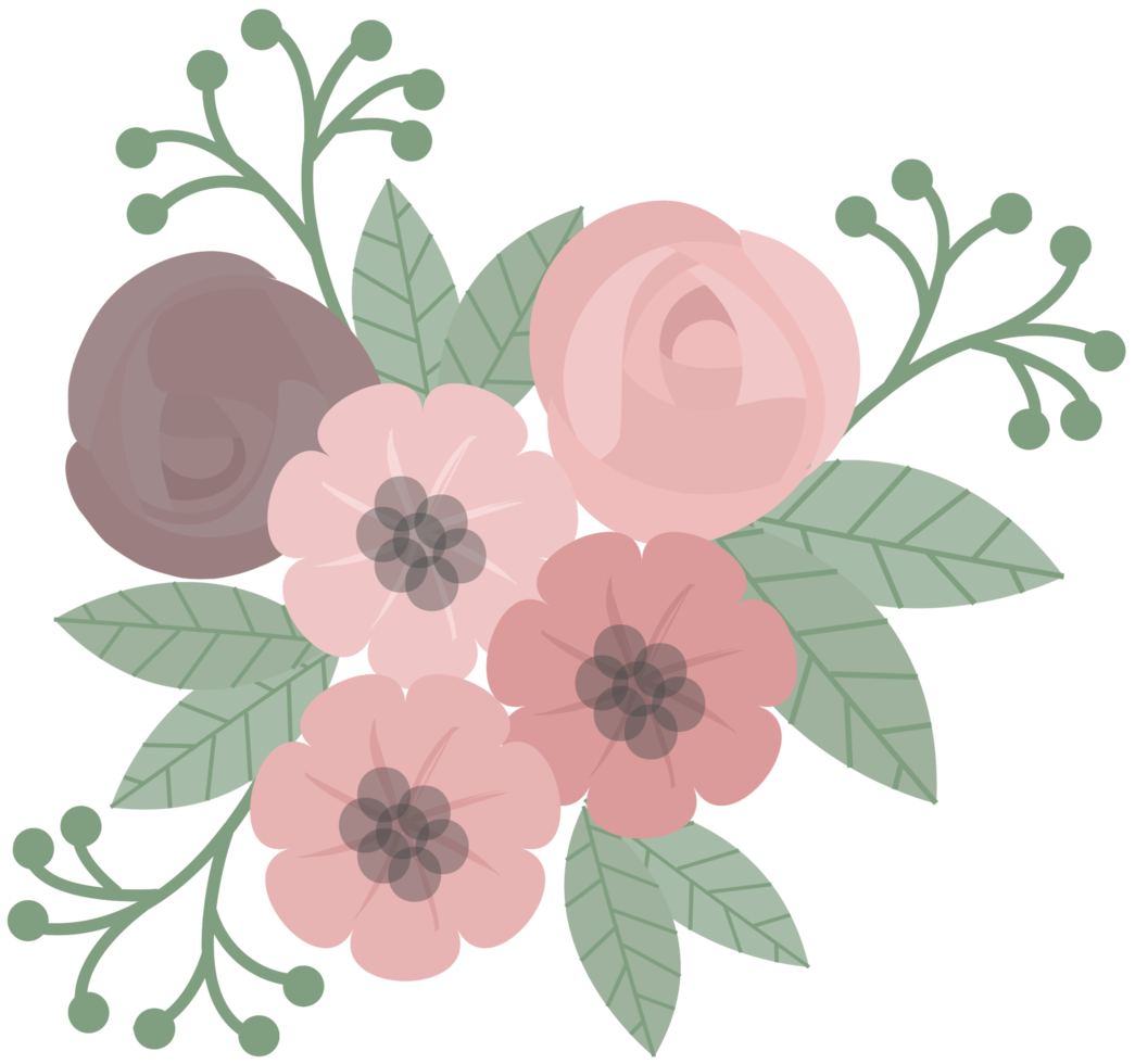 fleur rose png