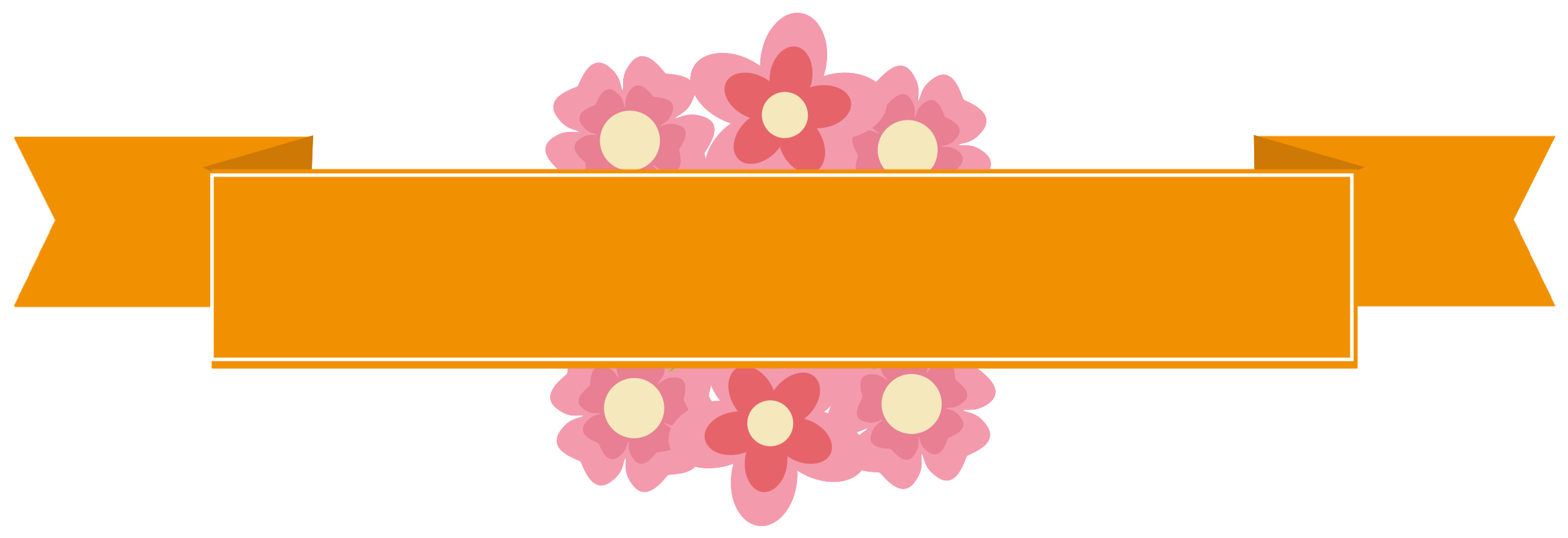 Spring ribbon png