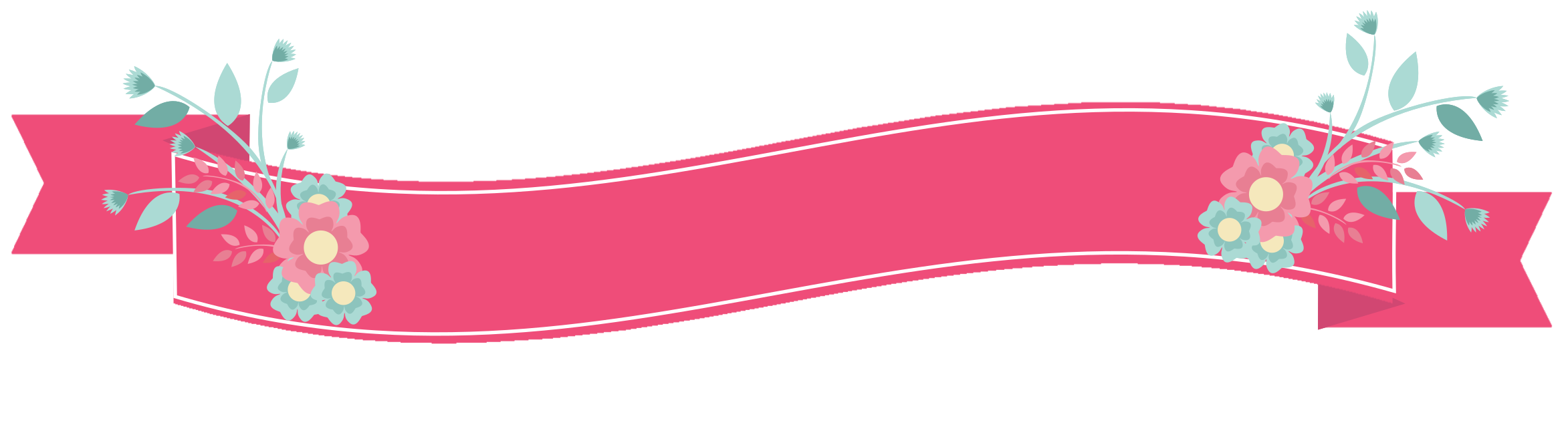 Spring ribbon png