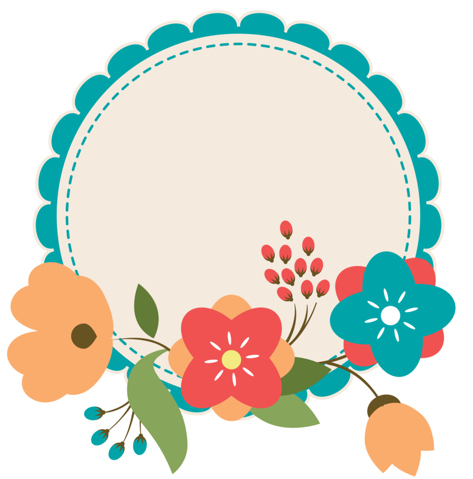 Floral Frame png